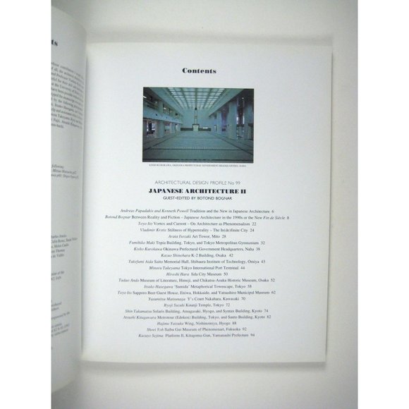 Architectural Design Magazine 62 Japanese Architecture 1992 Japanese September - Picture 6 of 9